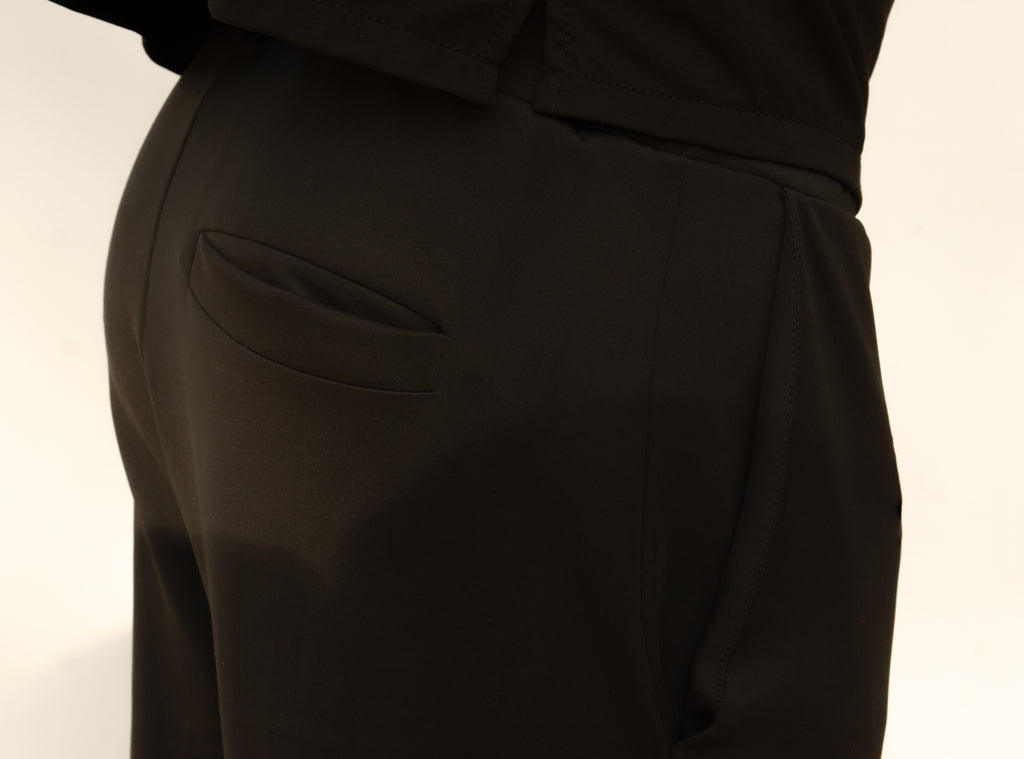 Pantalón Negro para Hombre Clásico Vento