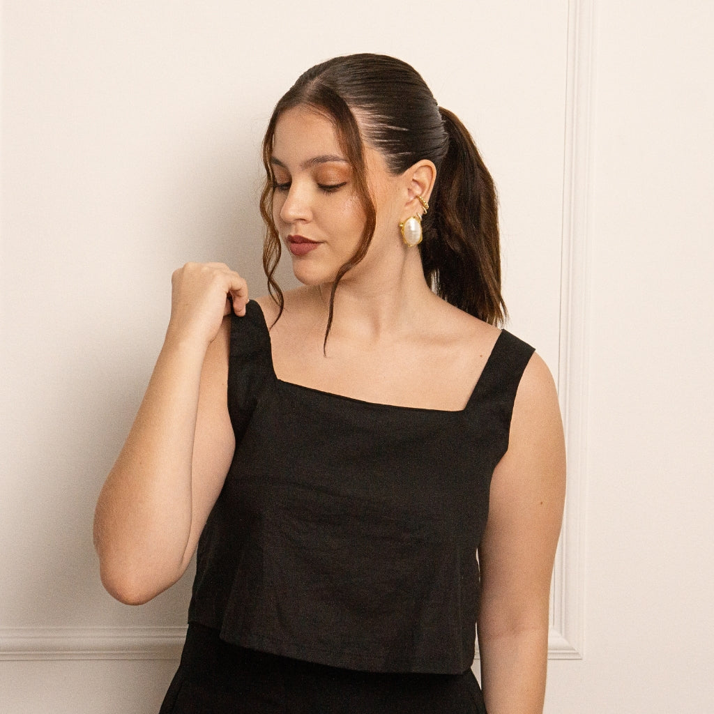 Crop Top Mujer Collezione di Perle